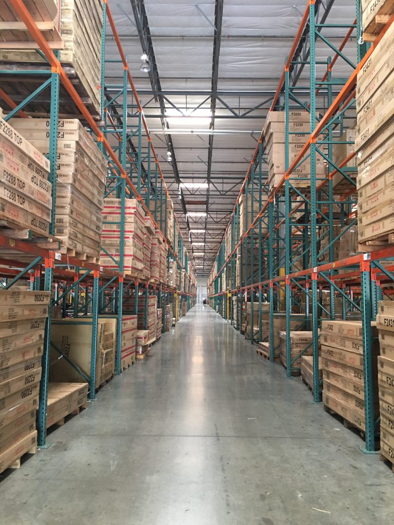 WAREHOUSE WITH RACKING - RACK REPAIR