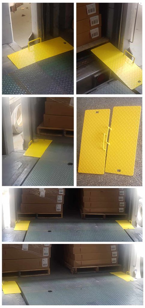 Multiple tiled images of the Dock Gap Guard