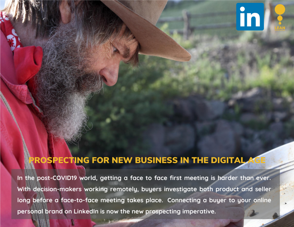PROSPECTING FOR NEW BUSINESS USING LINKEDIN